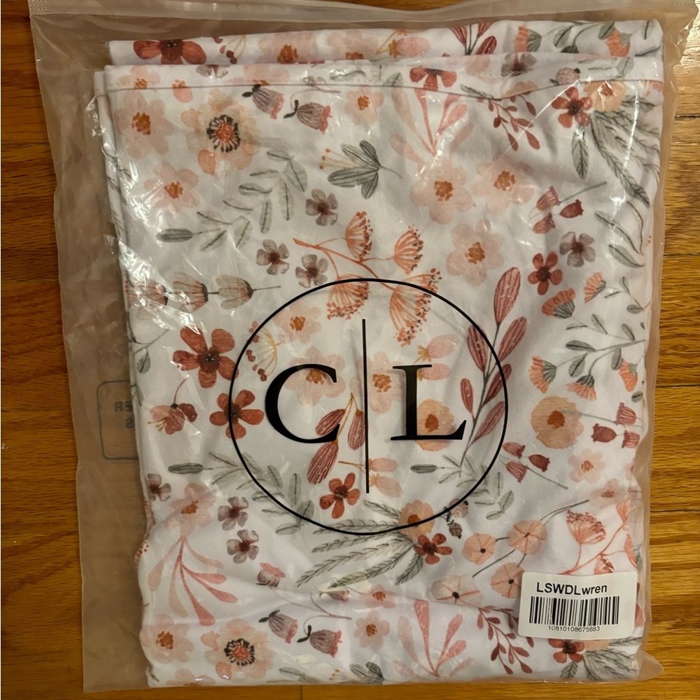 Caden lane wrens wildflower swaddle and bow headband
